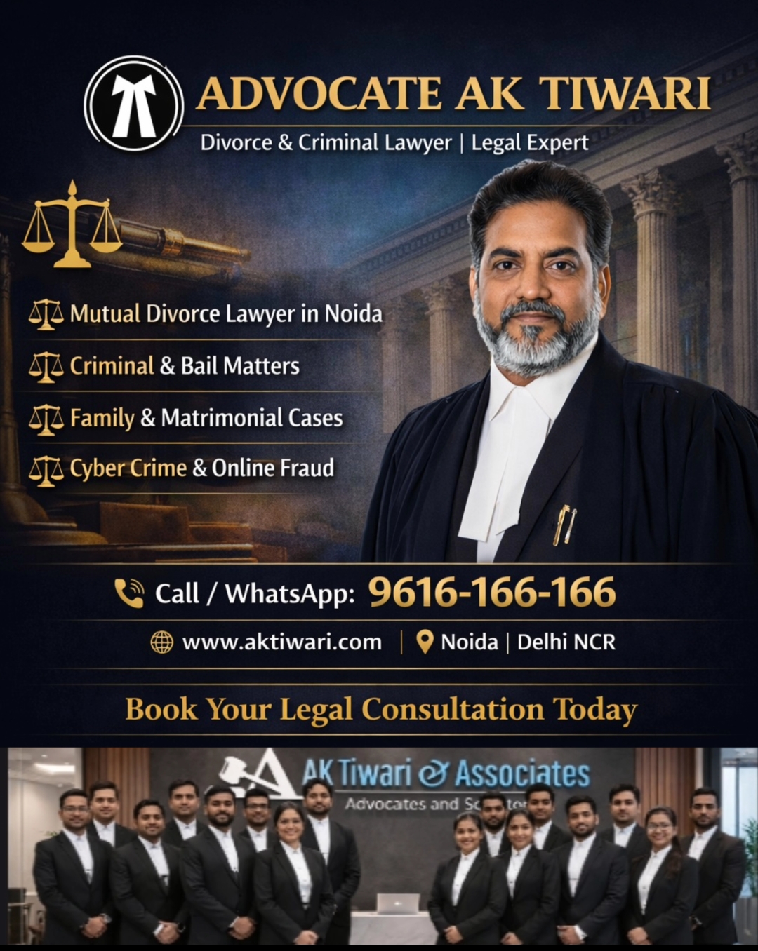 Divorce Lawyer in Raj Nagar Ghaziabad – Advocate Arun Kumar Tiwari